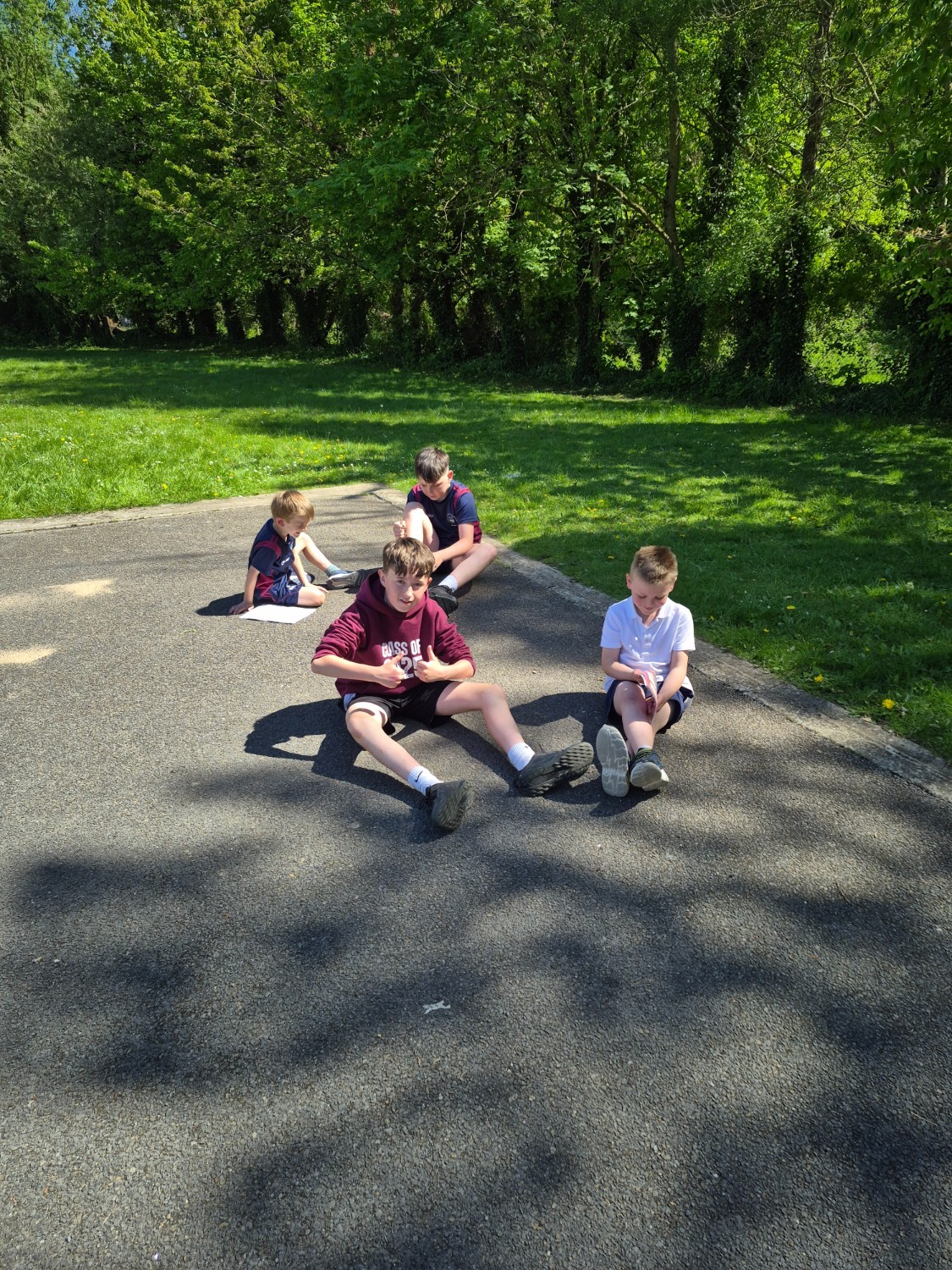 Shared reading with sixth class