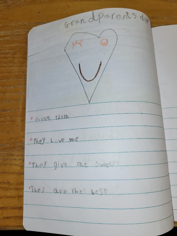Grandparents Day writing