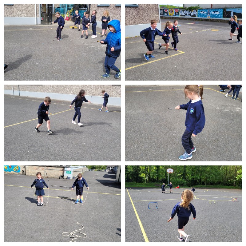 PE as gaeilge