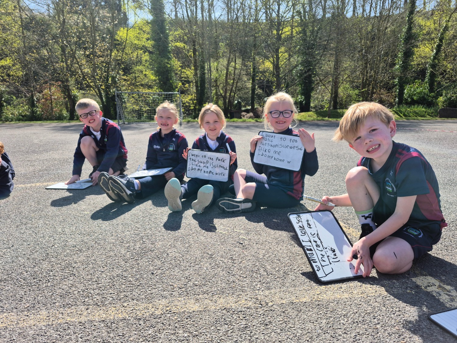 Sentence writing in the sun 🌞