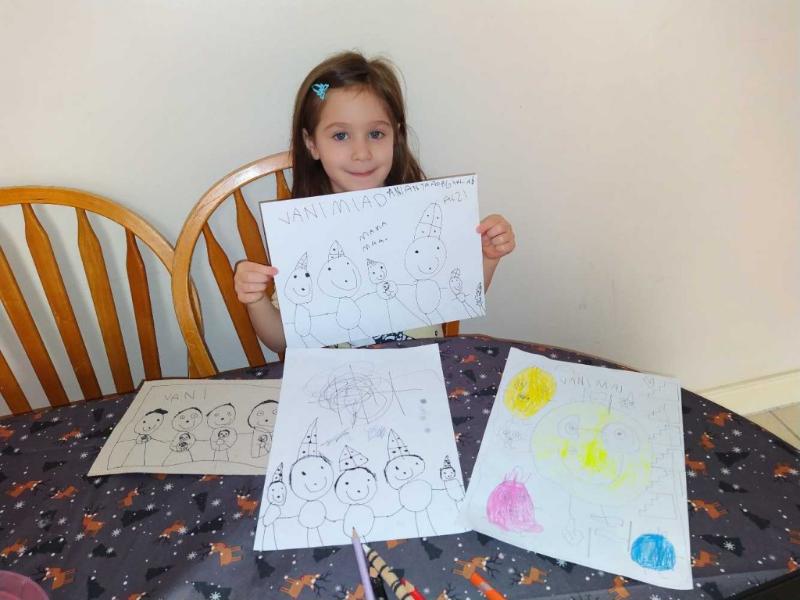 Vanessza has been writing and drawing!