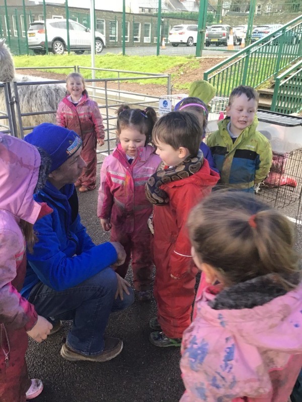 Farmer Niall told us all about the animals