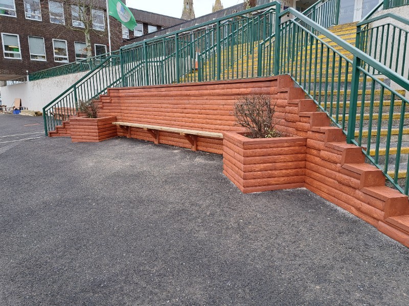 Our new 'Welcome Garden' is taking shape!