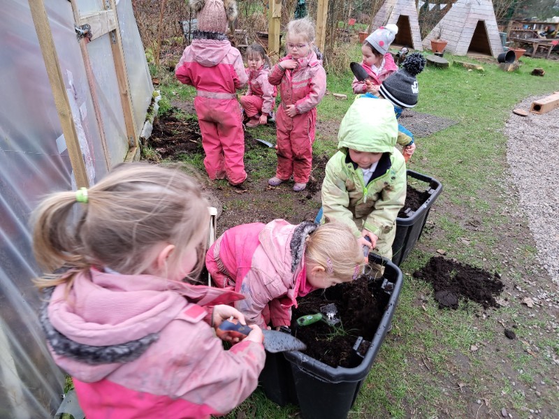 Digging together