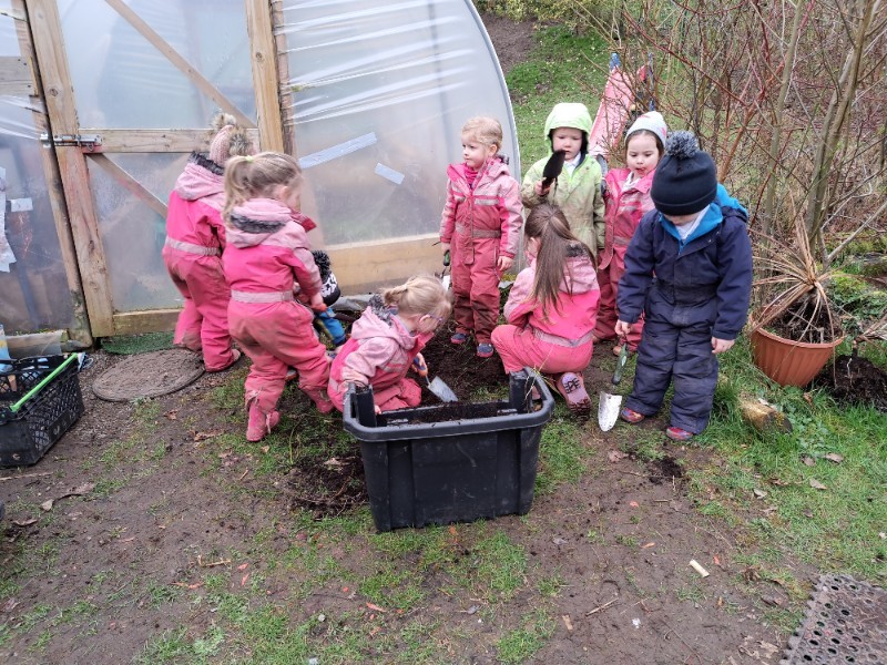 Planting bulbs!