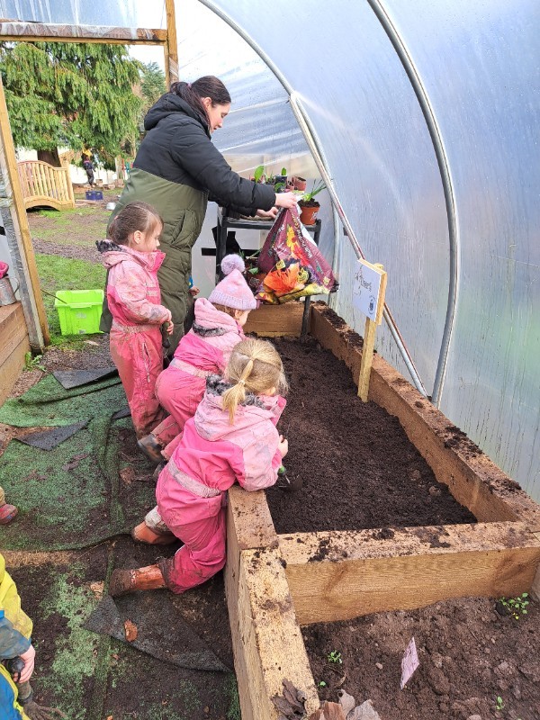 Our polytunnel is a bust place!