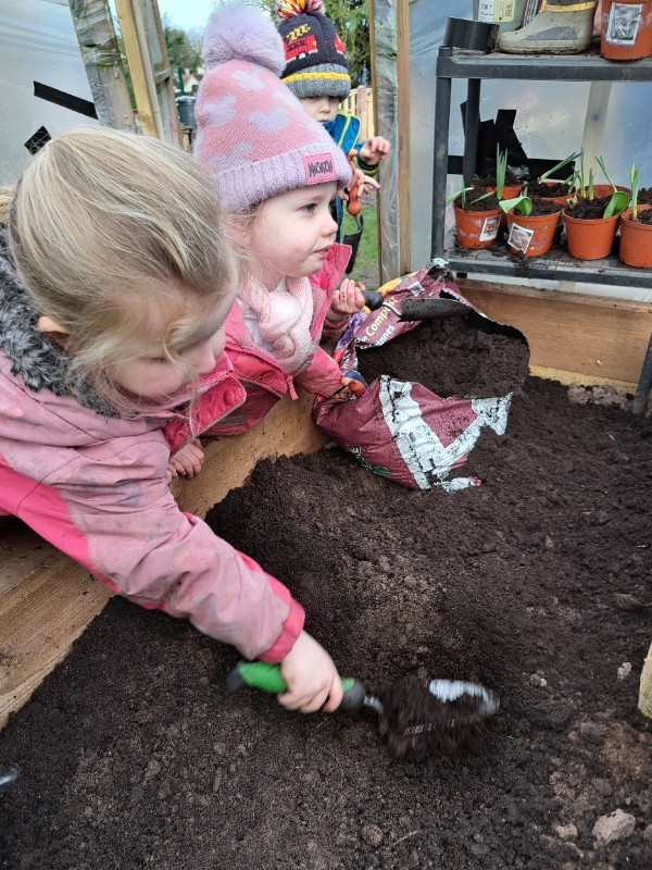 Planting together ❤️