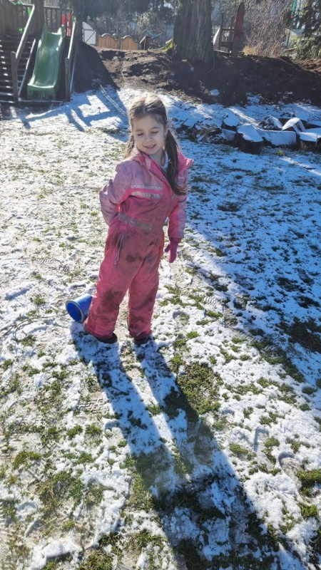 Snow in spring!