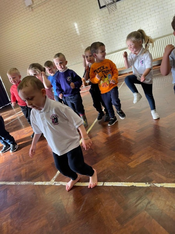 dancing to music