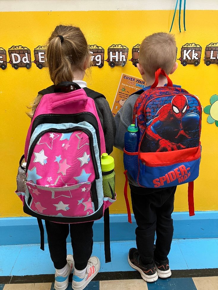 School Bags and Drink Bottles