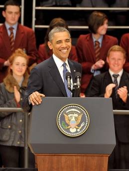 Students meet President Obama