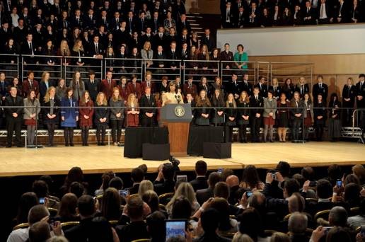 Students meet President Obama
