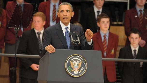 Students meet President Obama