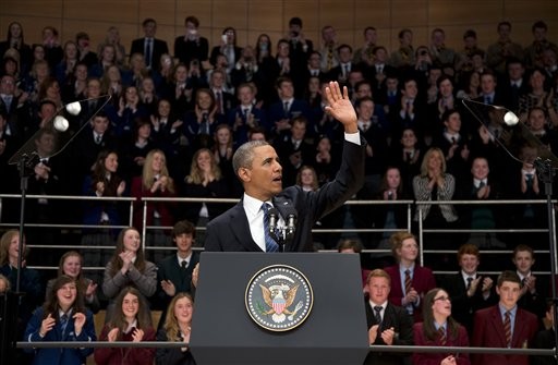 Students meet President Obama
