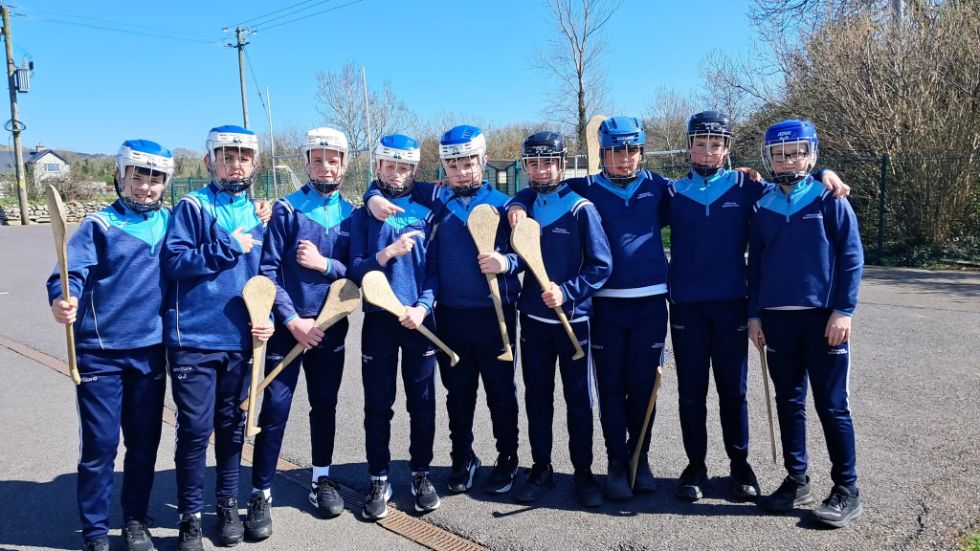 Hurling with GAA coach