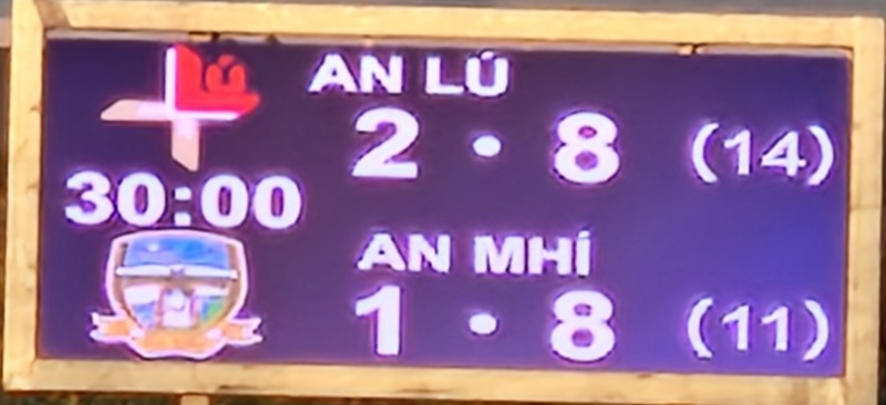 Half Time Score
