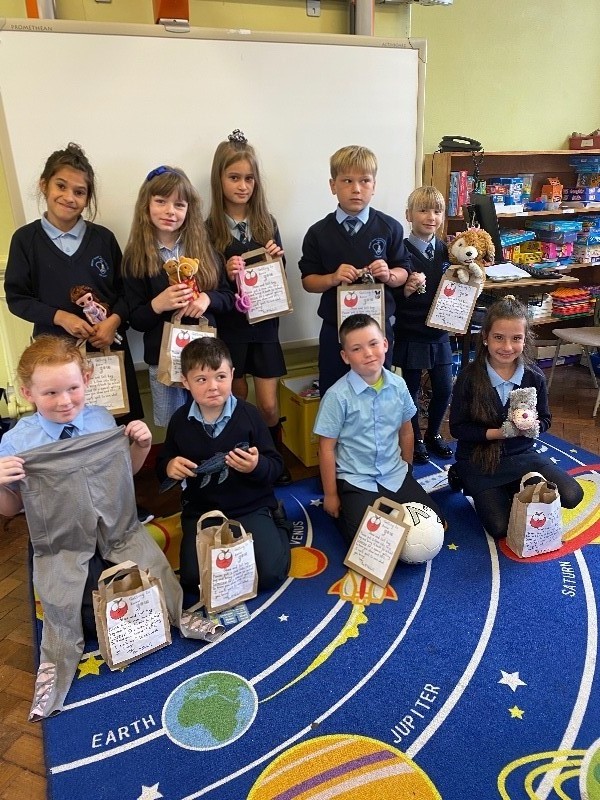 Our first day in P.5.