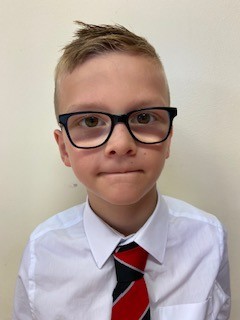 For fabulous independent writing and always trying his best.