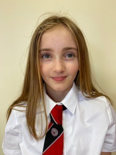 For all her efforts in P7, and her lovely manners.