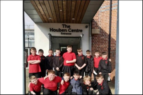 Mrs Brooks' P7 lads took part in a retreat in The Houben Centre today and benefited from the many activities they participated in. Great work all round!