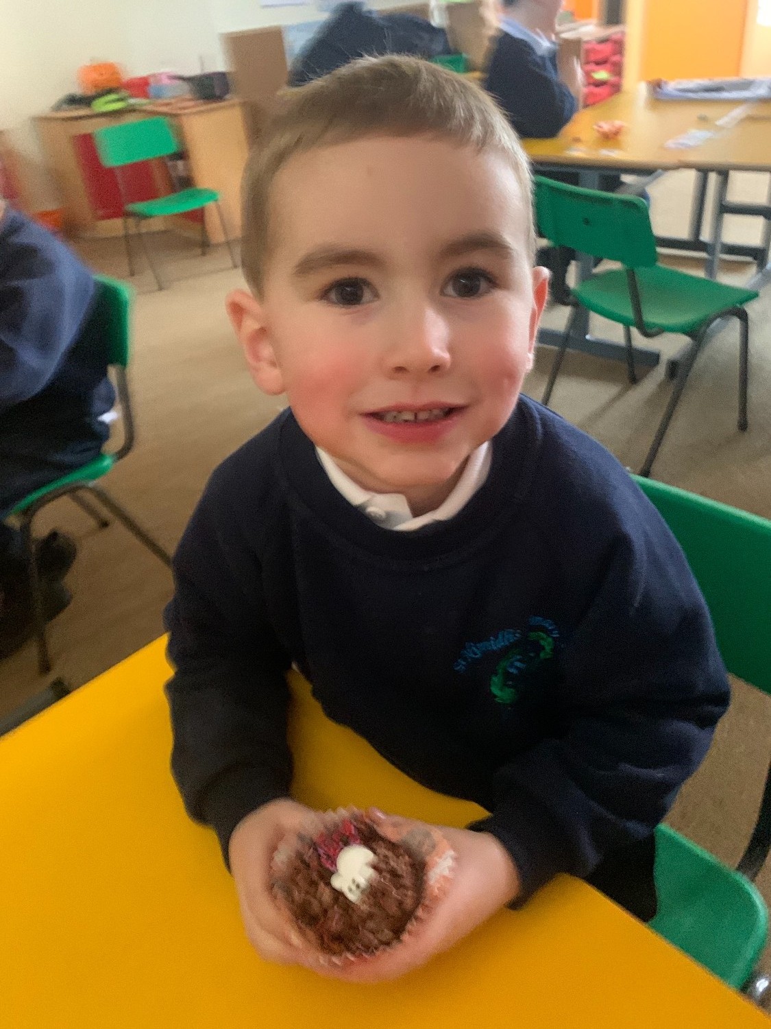 Halloween baking in Year 1