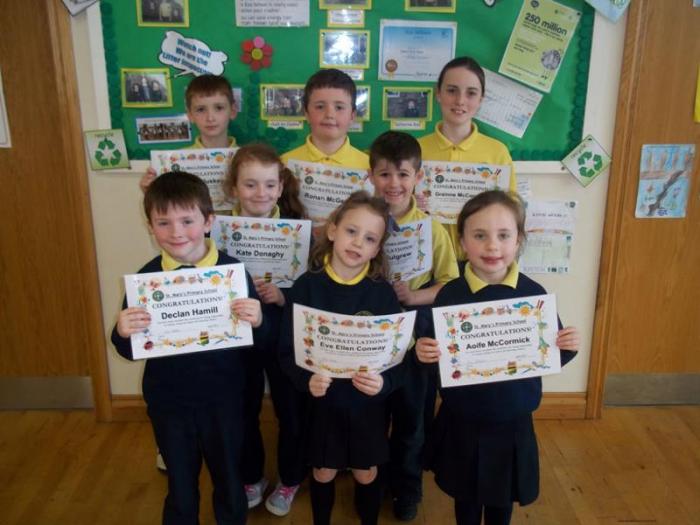 Showing Respect for Others: Eve Ellen (P1), Aoife & Declan (P2), Kate (P3), James (P4), Ronan (P5), Eoin (P6), Grainne (P7)