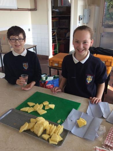 Great team work from Holly and Eoin