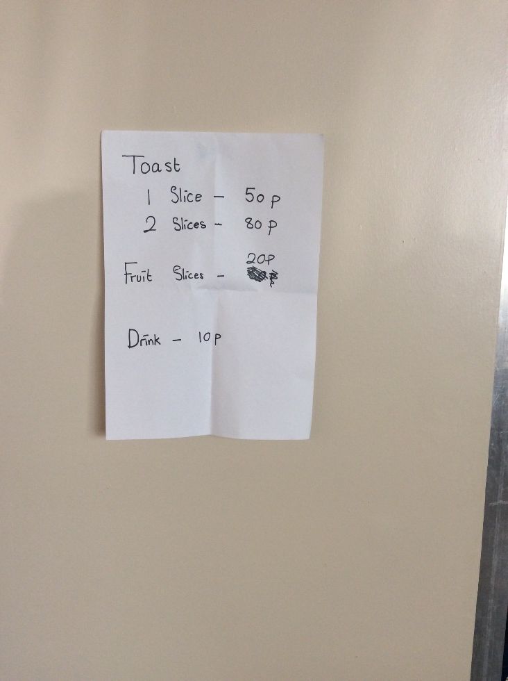 Today's Tuckshop Menu