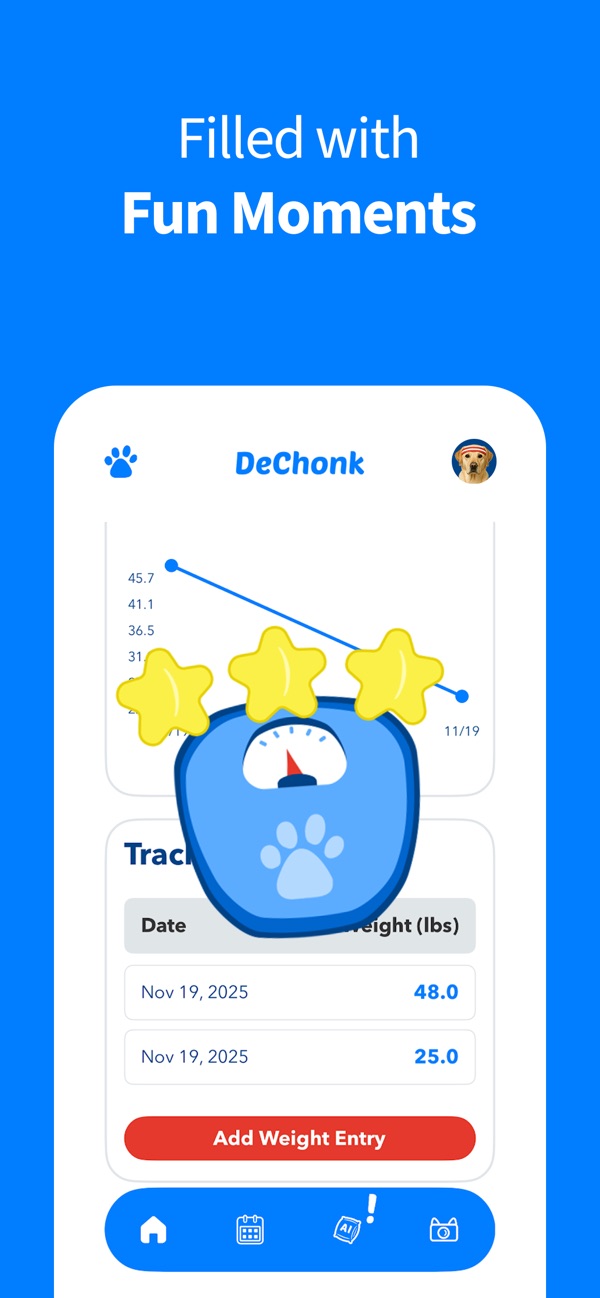 DeChonk - Pet Weight Tracker screenshot 7