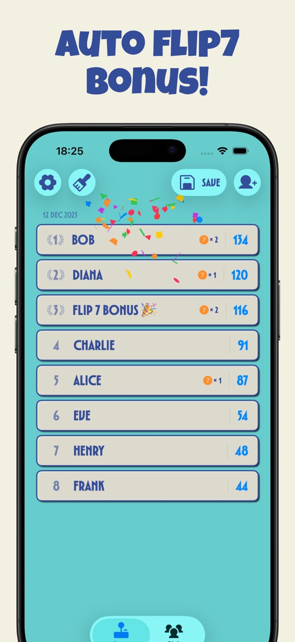 Flip7 Score screenshot 2