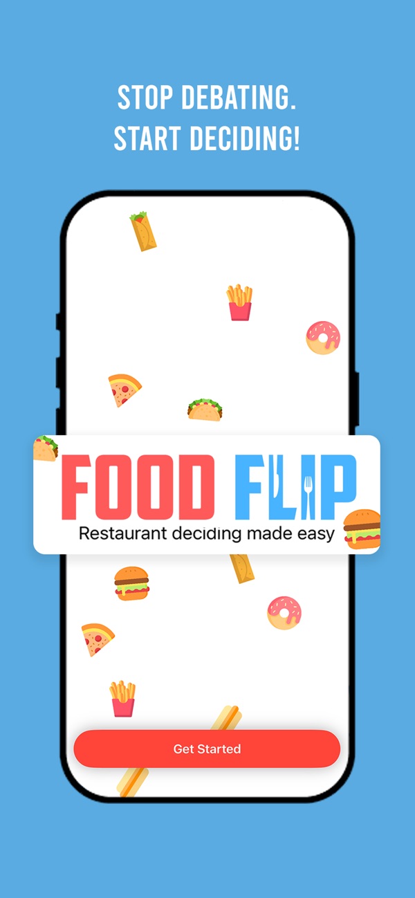 Food Flip: Decide Where to Eat screenshot 1