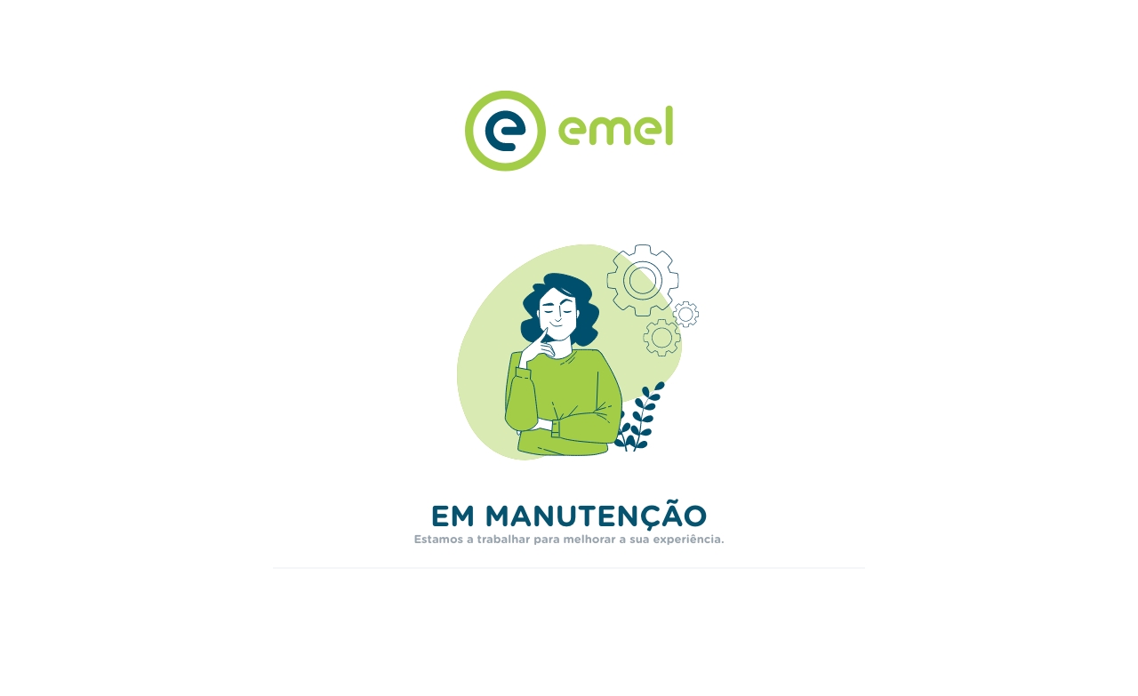 EMEL - Estamos a trabalhar para melhorar a sua experiência.