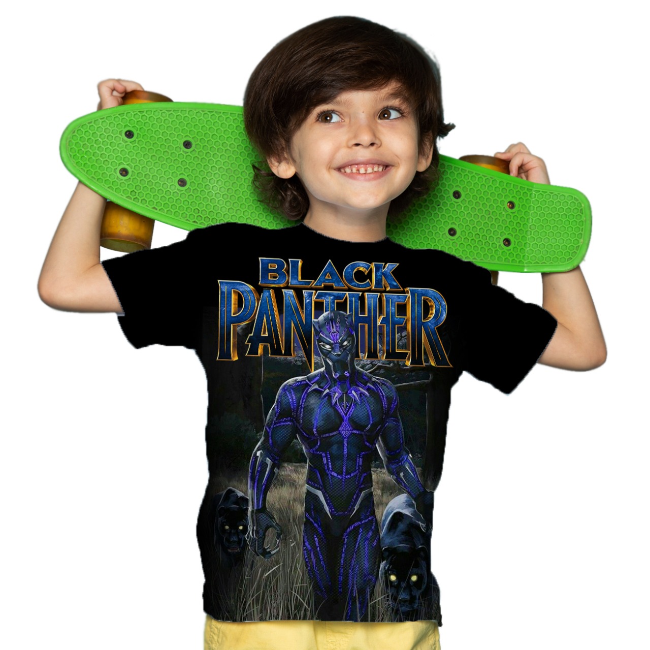Polera Niño StudiOne Pantera Negra