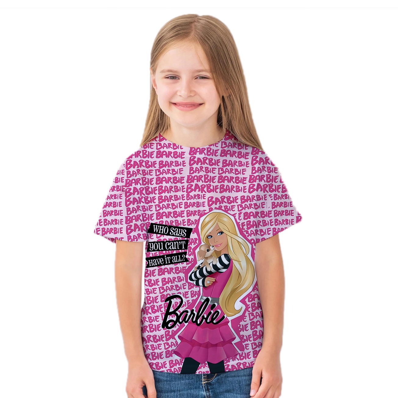 Polera Niña Barbie 