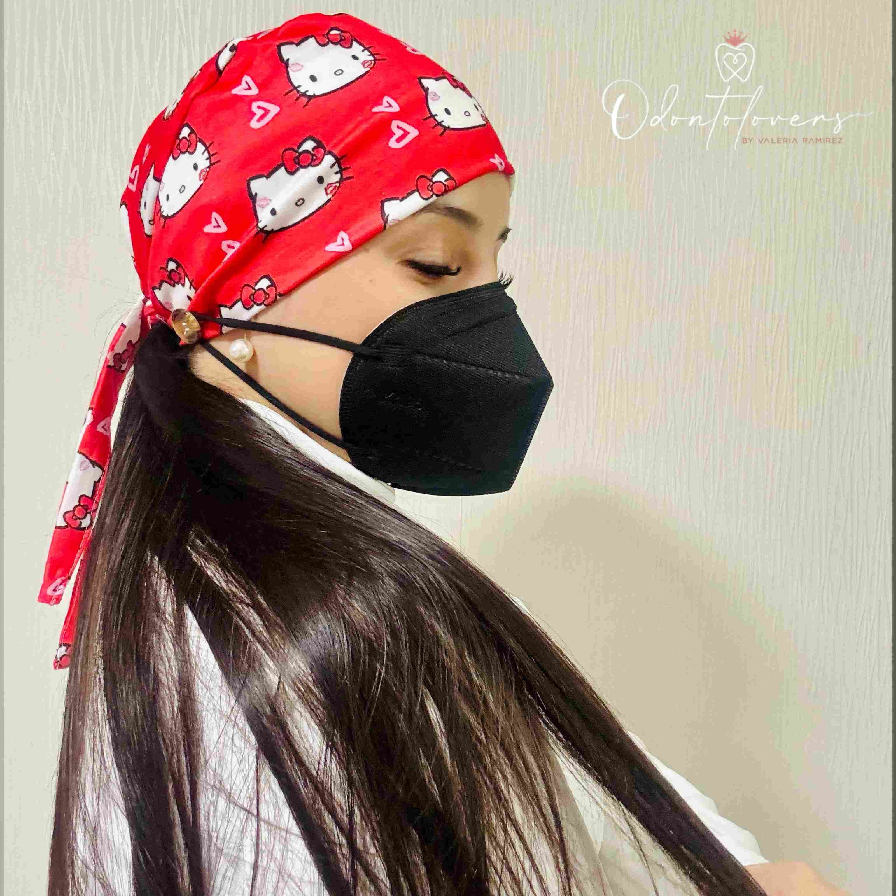 Gorro quirúrgico hello kitty