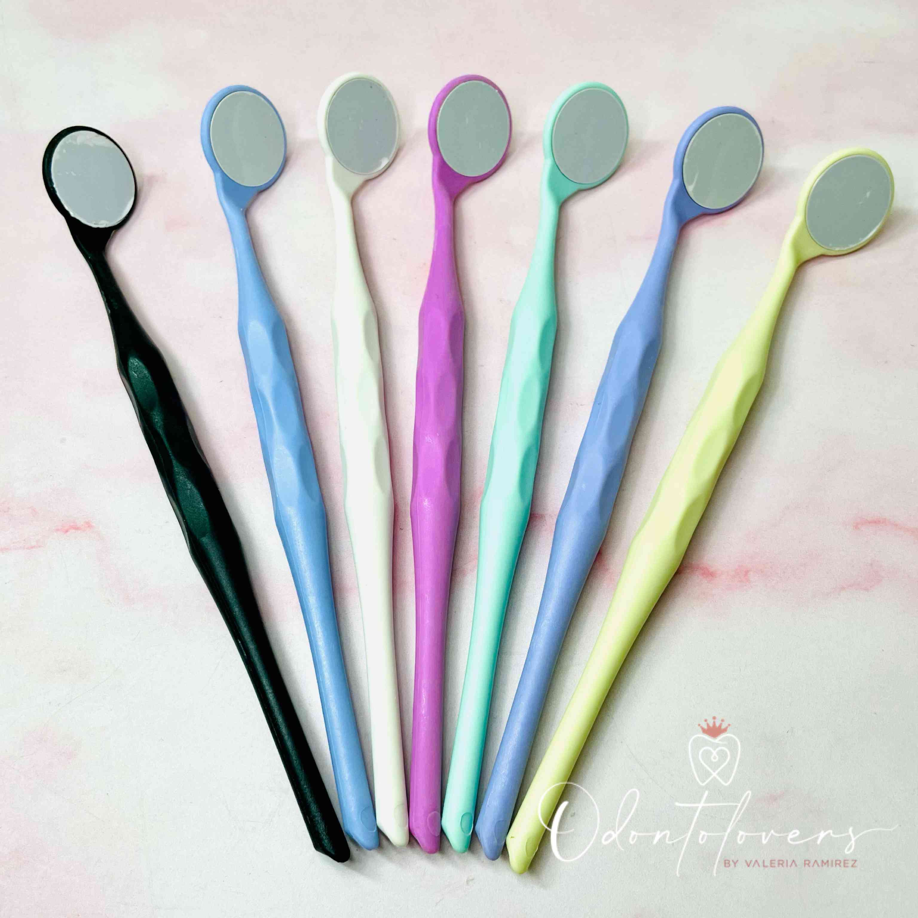 Espejo intraoral tonos pasteles