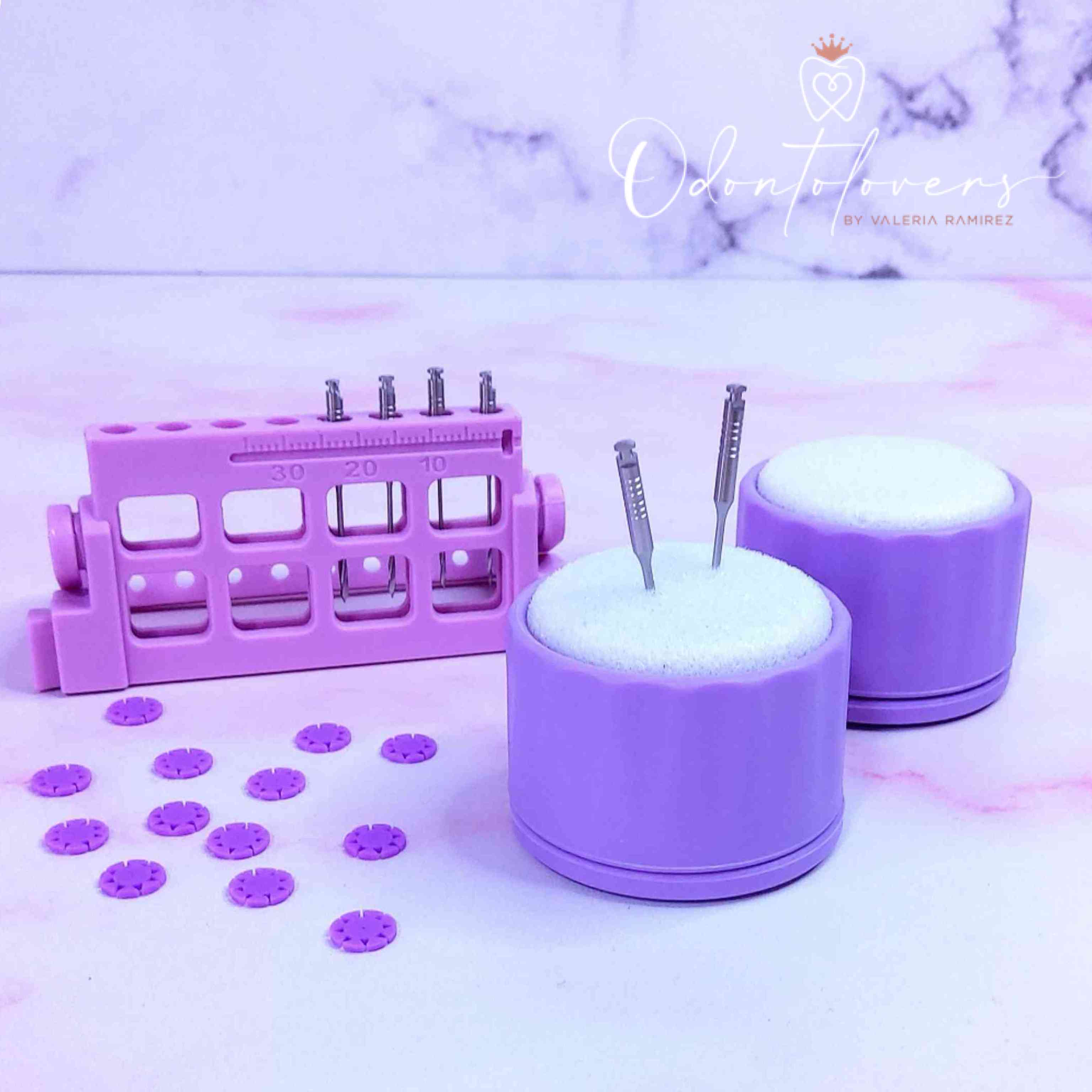 Esponjero endodoncia morado