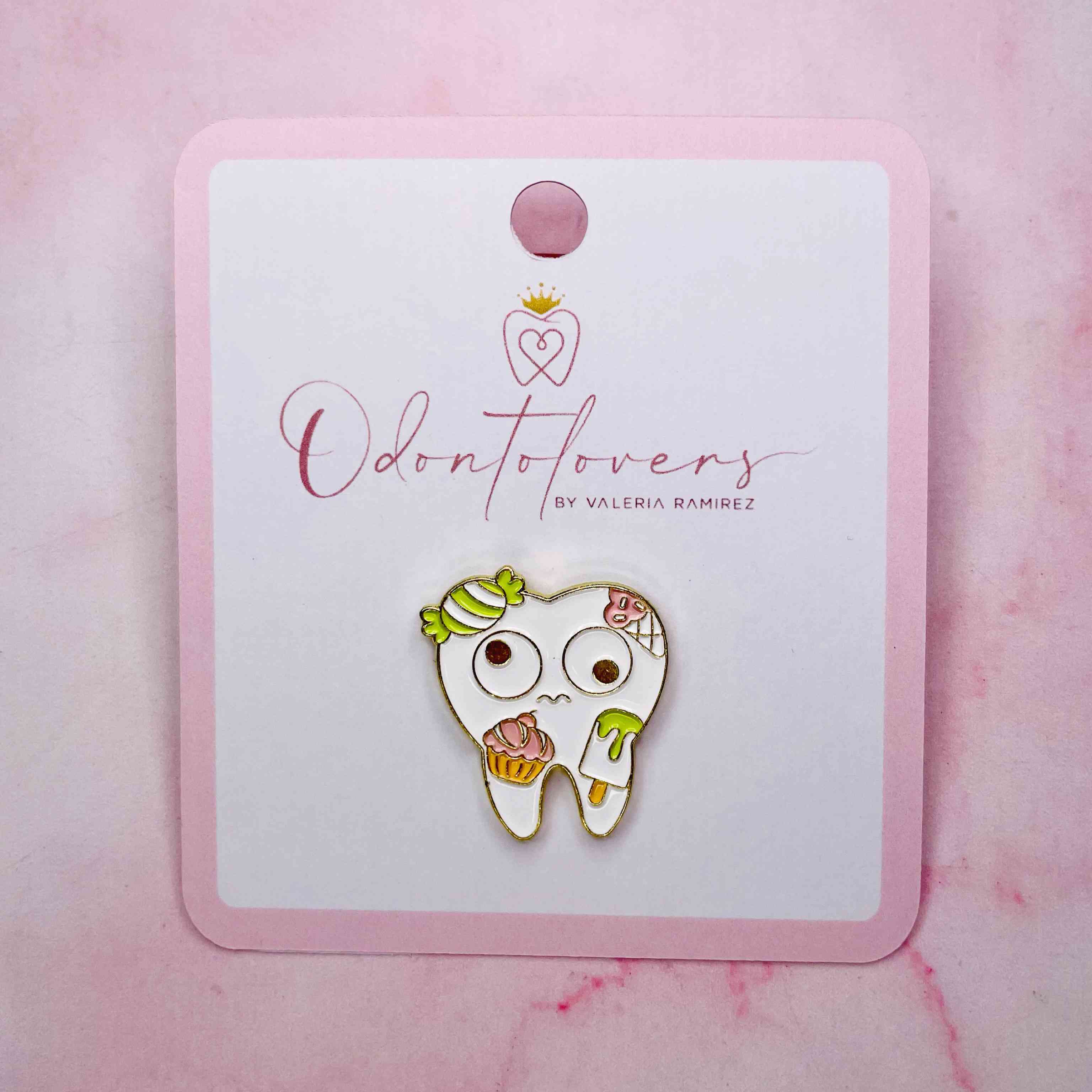 Pin muela cariogénica