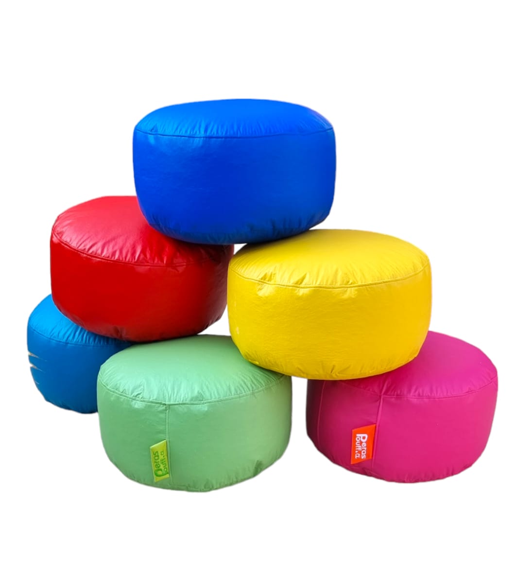 POUFF CILINDRO INFANTIL ~ VARIADOS COLORES
