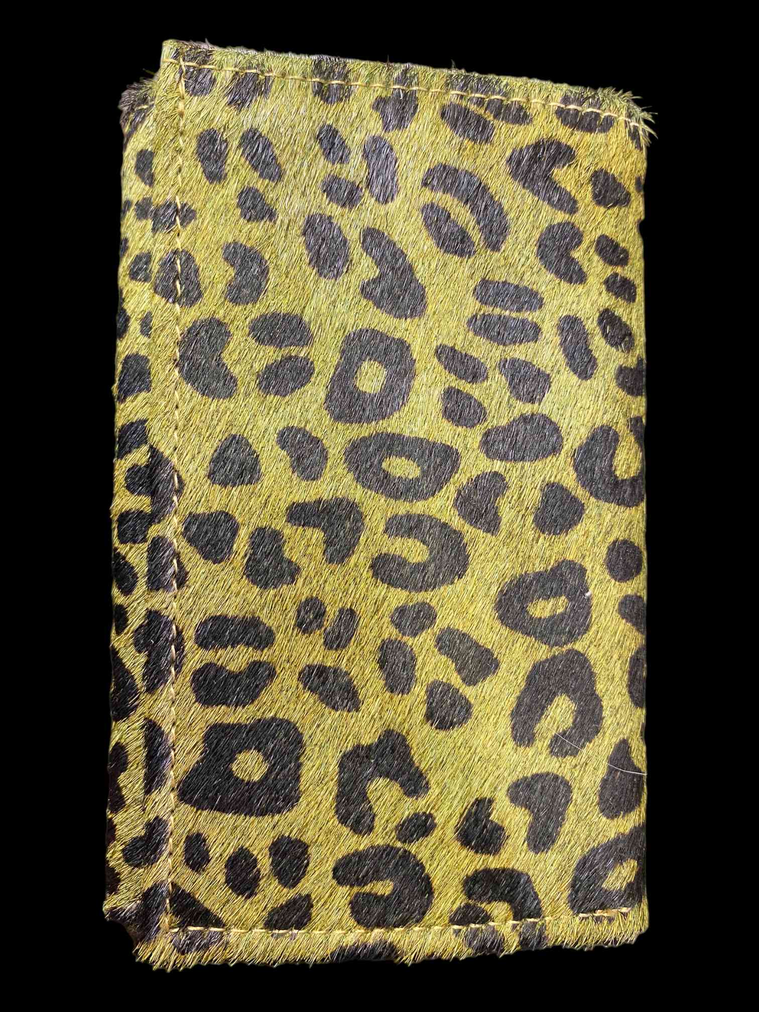 Billetera de cuero natural Print