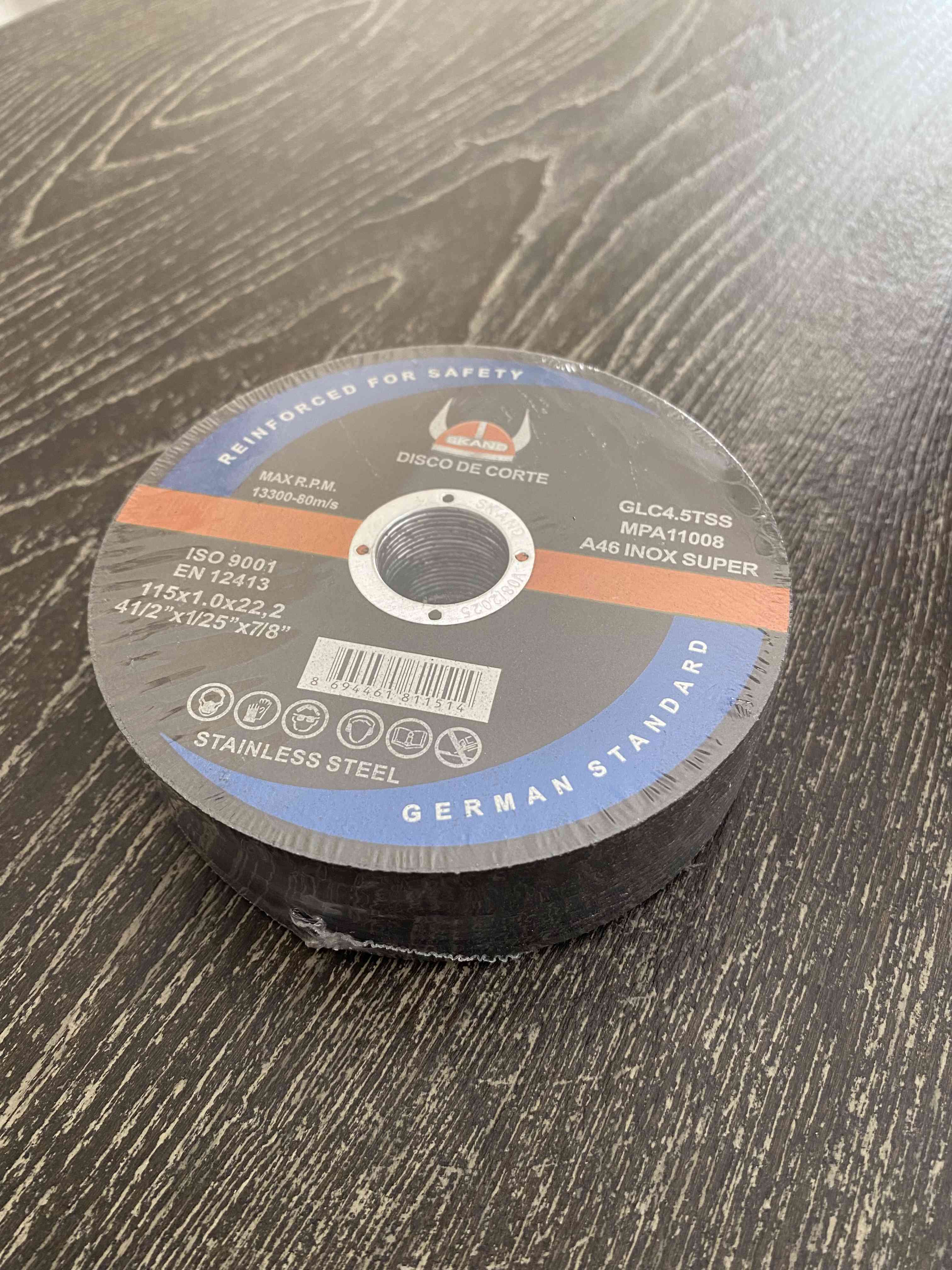 Disco de corte inox 4 1/2” 
