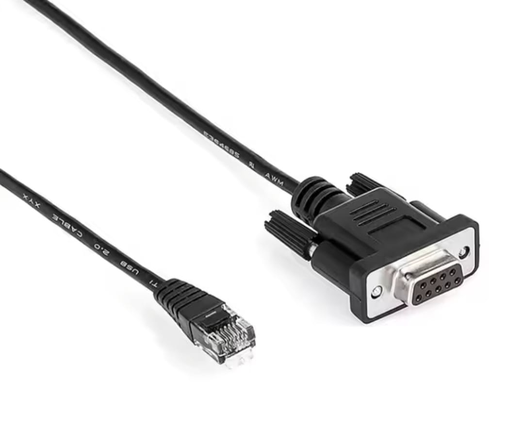 Cable RJ45 DB9F a SERIAL D-sub de 9 pines, 1.5M