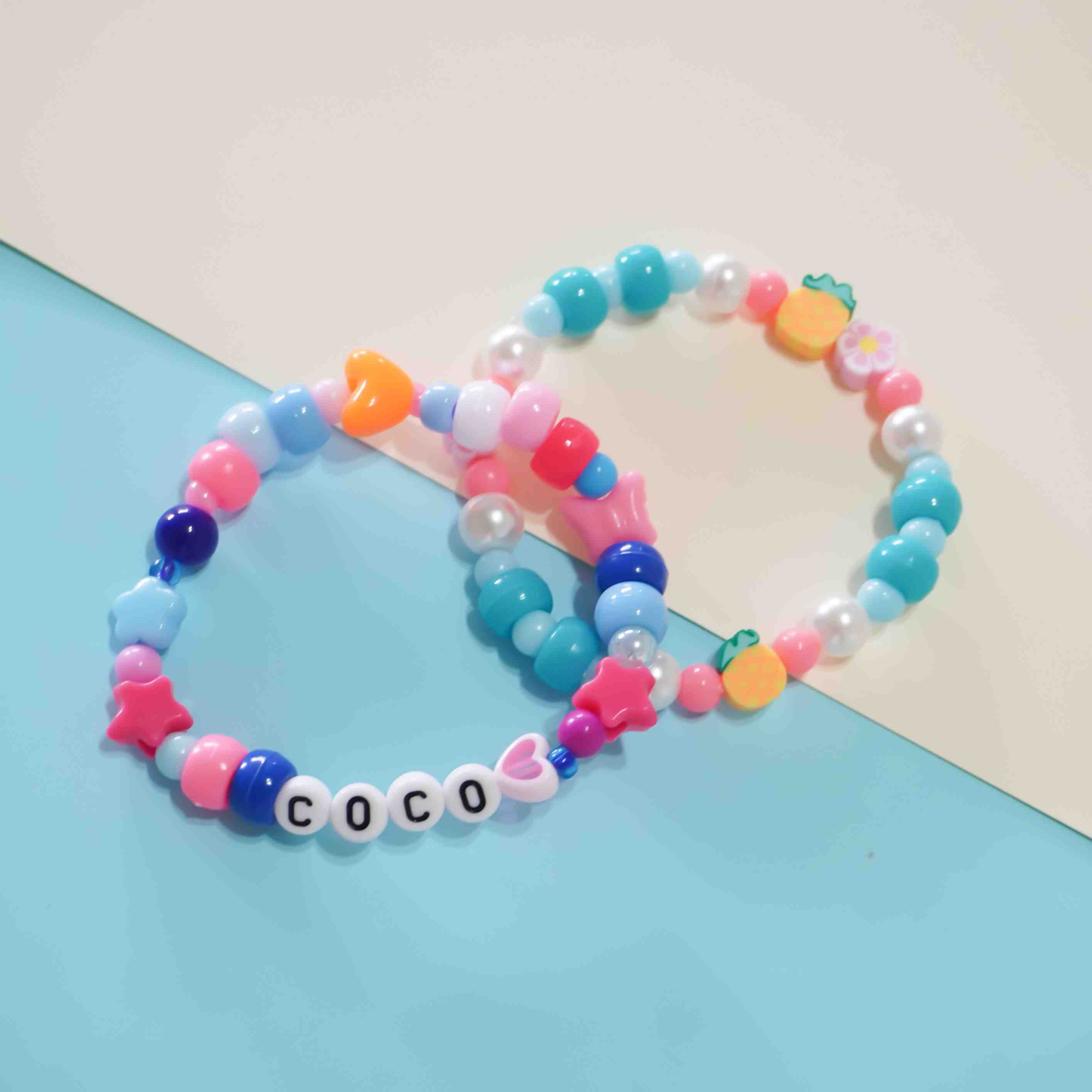 PULSERAS PIÑA Y COCO