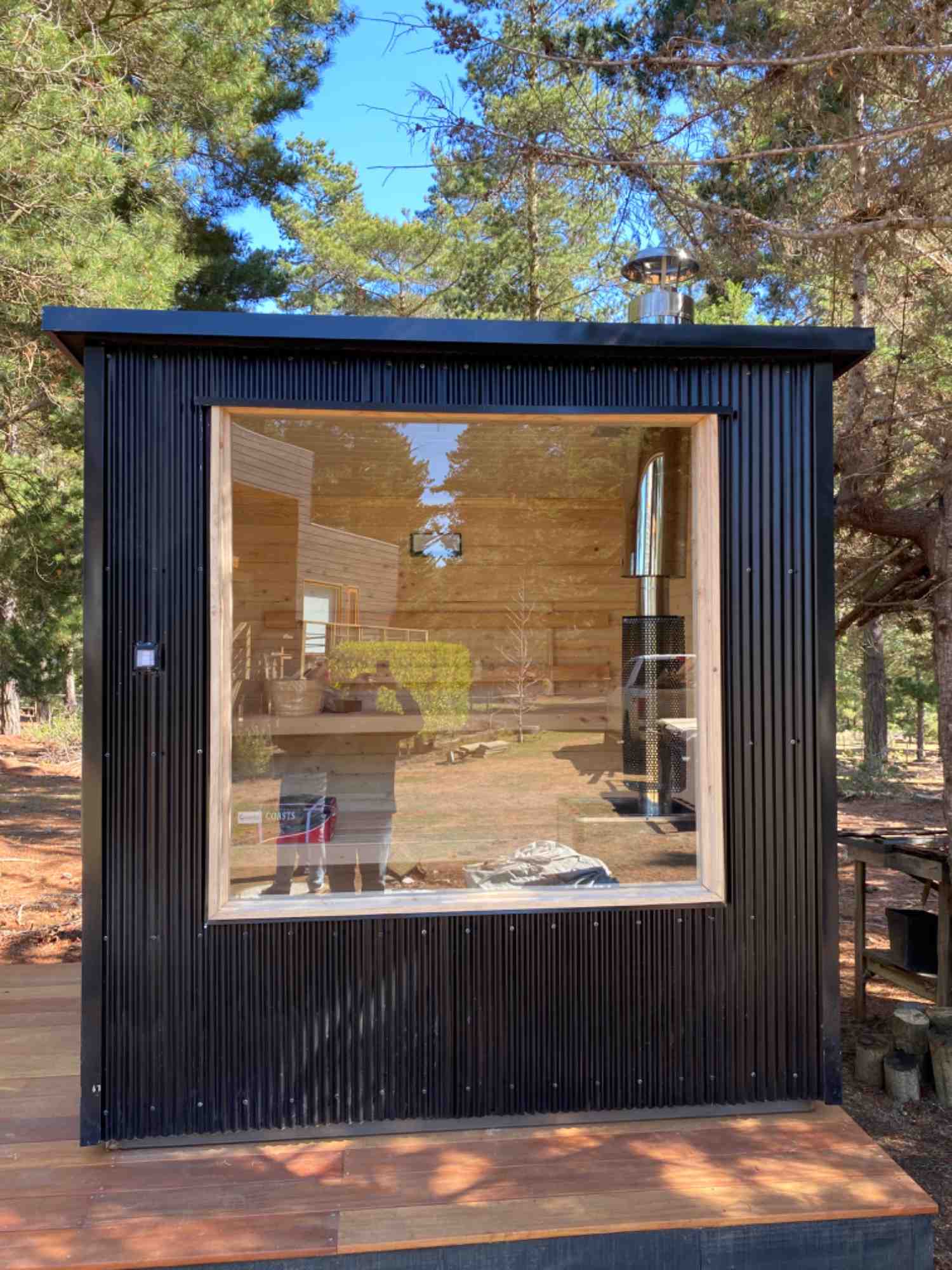 Sauna Exterior a leña 4 personas