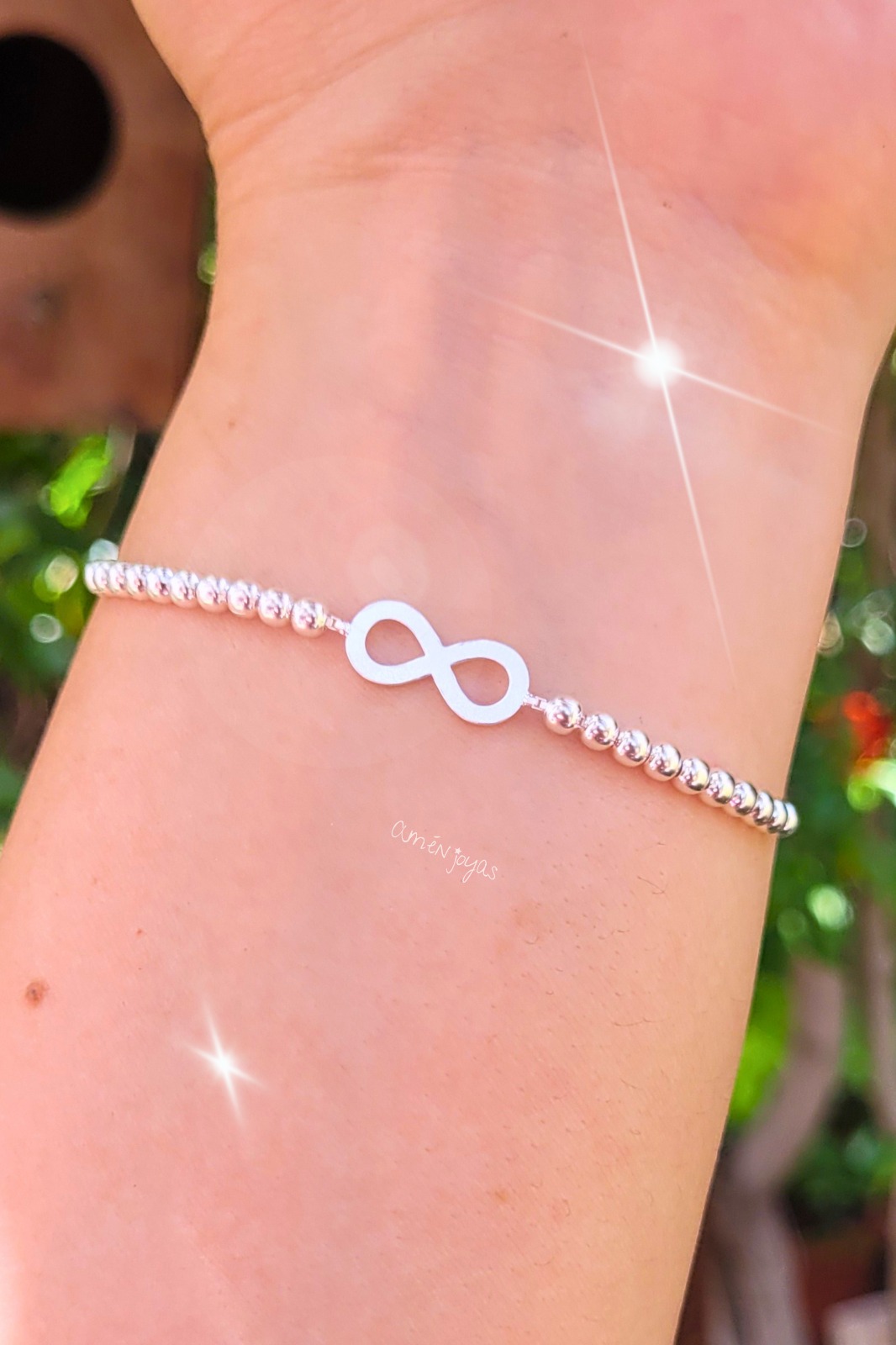 Pulsera infinito ajustable mujer