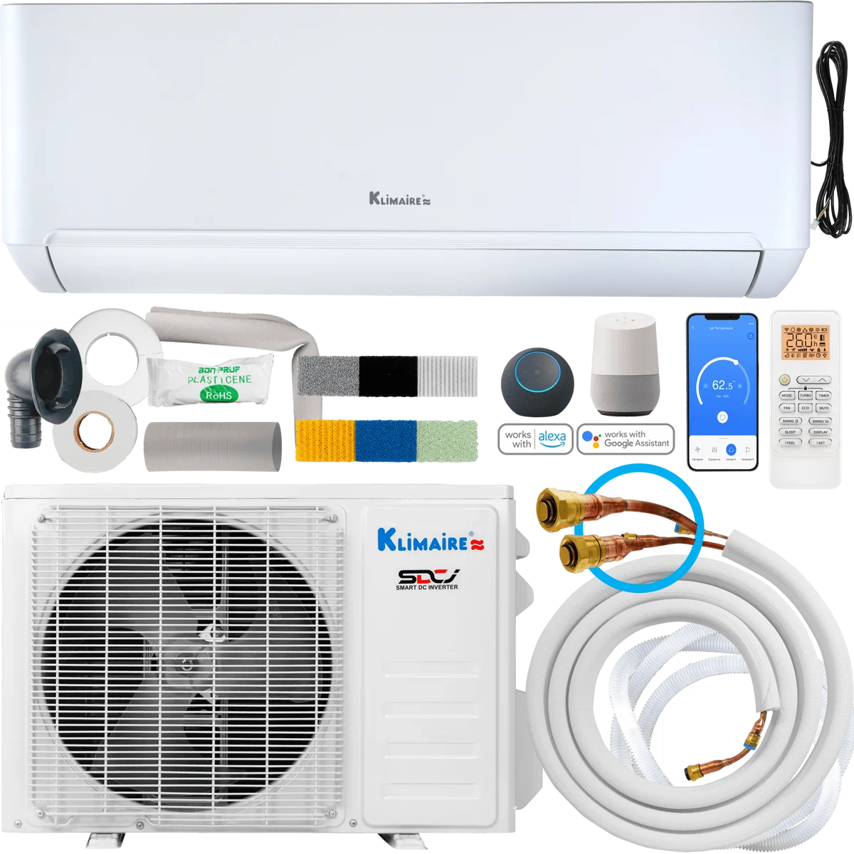Klimaire 12 000 BTU 23 SEER2 Single