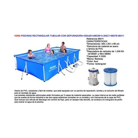 Frame Pool Deluxe Splash Steel Pro 300