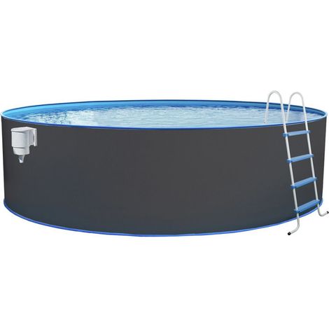 Steinbach Stahlwand Swimming Pool Set Nuovo Rund