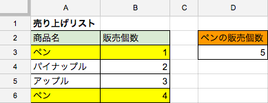 条件がある場合の合計