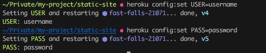 Heroku Basic認証